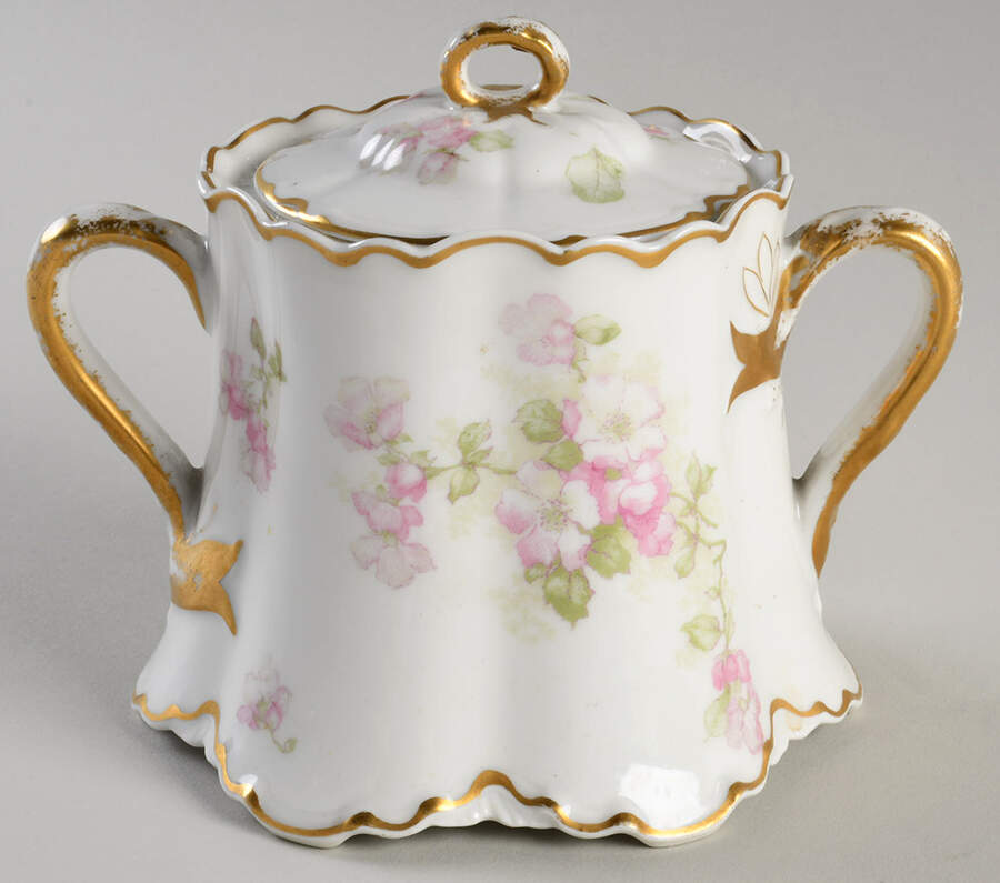 Schleiger 66G Sugar Bowl & Lid by Haviland-1