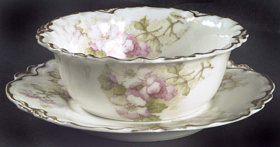 Schleiger 66G Ramekin & Saucer Set by Haviland-1