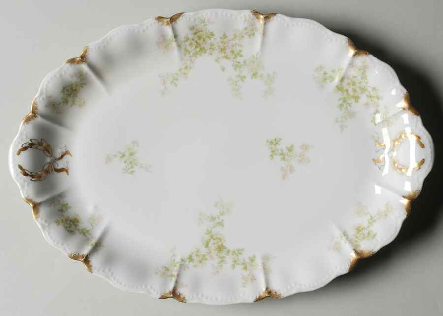 Schleiger 67 12" Oval Serving Platter by Haviland-1