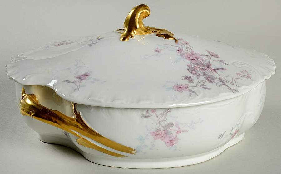 Schleiger 678A Oval Covered Vegetable by Haviland-1