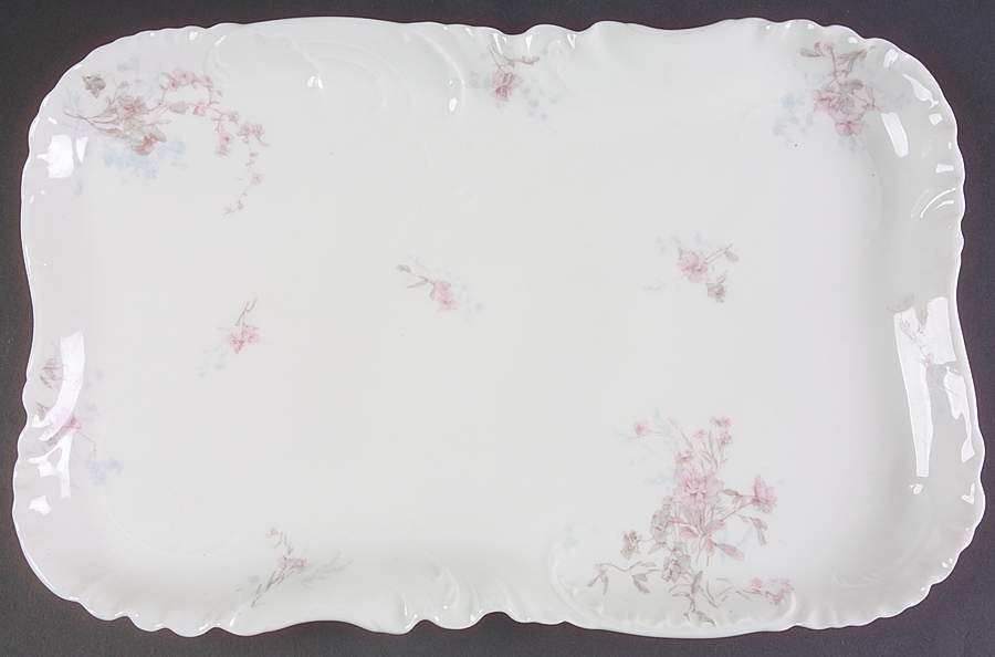 Schleiger 678A 14" Rectangular Serving Platter by Haviland-1