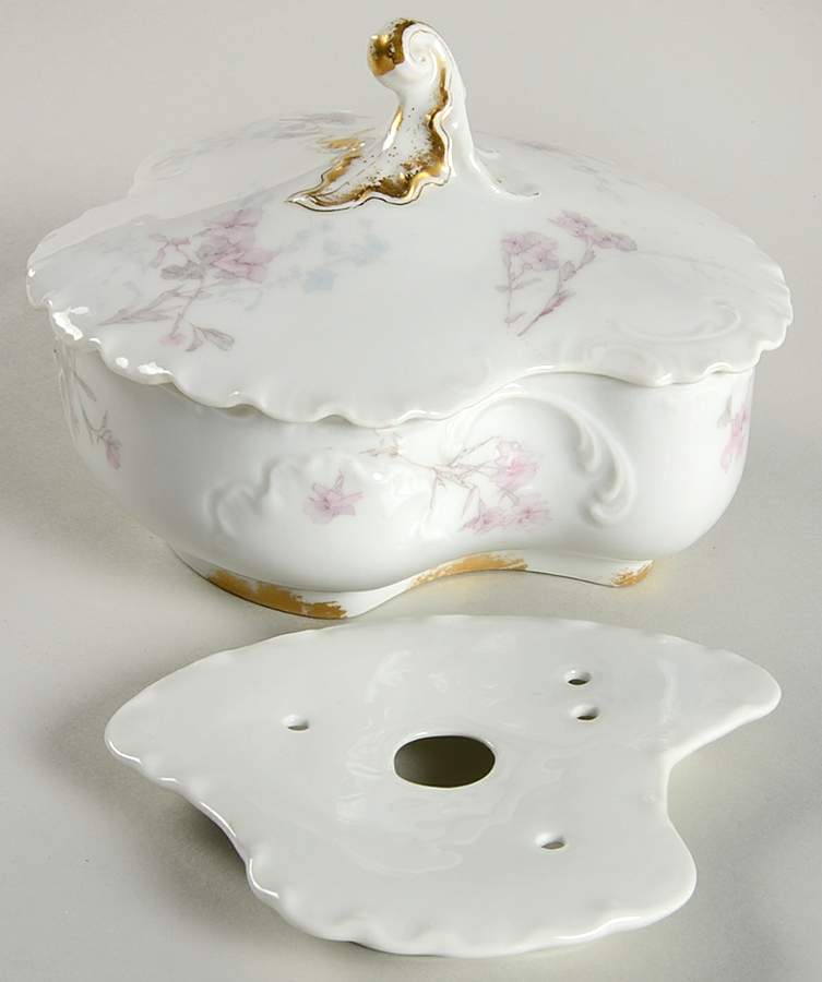 Schleiger 678A Butter Box & Lid by Haviland-1