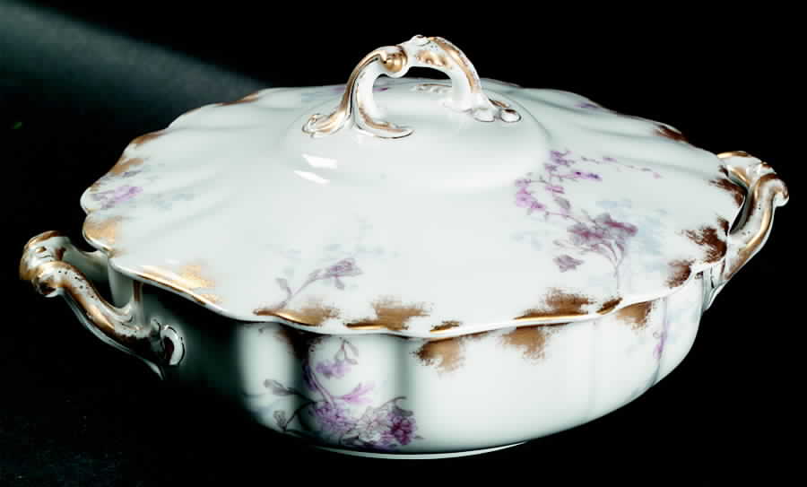 Schleiger 678d Round Covered Vegetable by Haviland-1