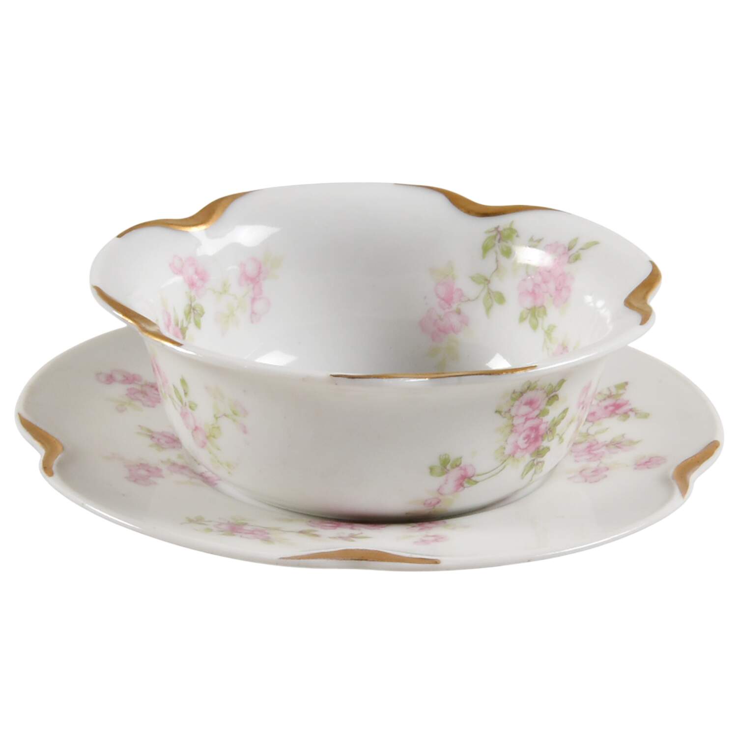 Schleiger 67D Ramekin & Saucer Set by Haviland-1