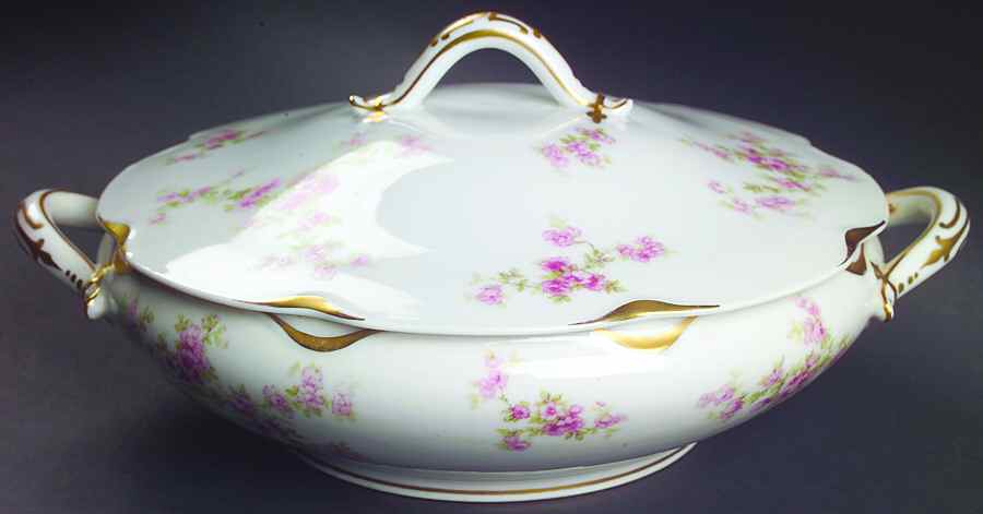 Schleiger 67D Round Covered Vegetable by Haviland-1