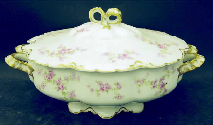 Schleiger 67E Tureen &  Lid by Haviland-1