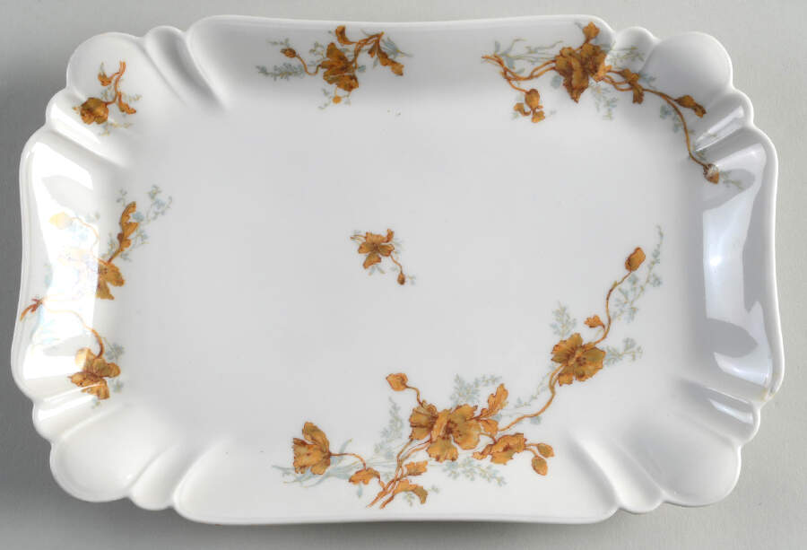 Schleiger 685 10" Oval Serving Platter by Haviland-1