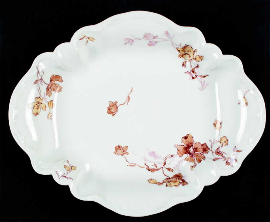 Schleiger 685 11" Shallow Oval Vegetable Bowl by Haviland-1