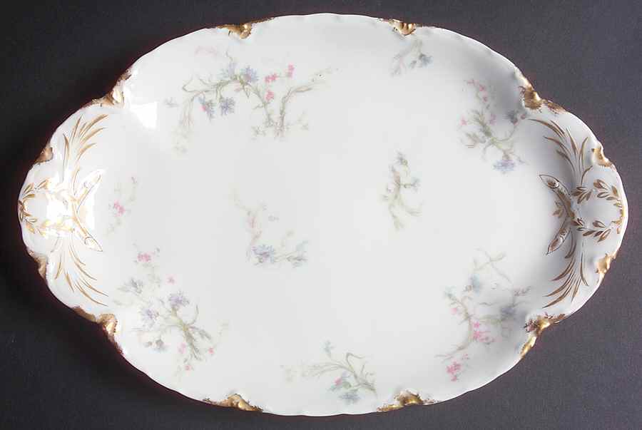 Schleiger 70 13" Oval Serving Platter by Haviland-1