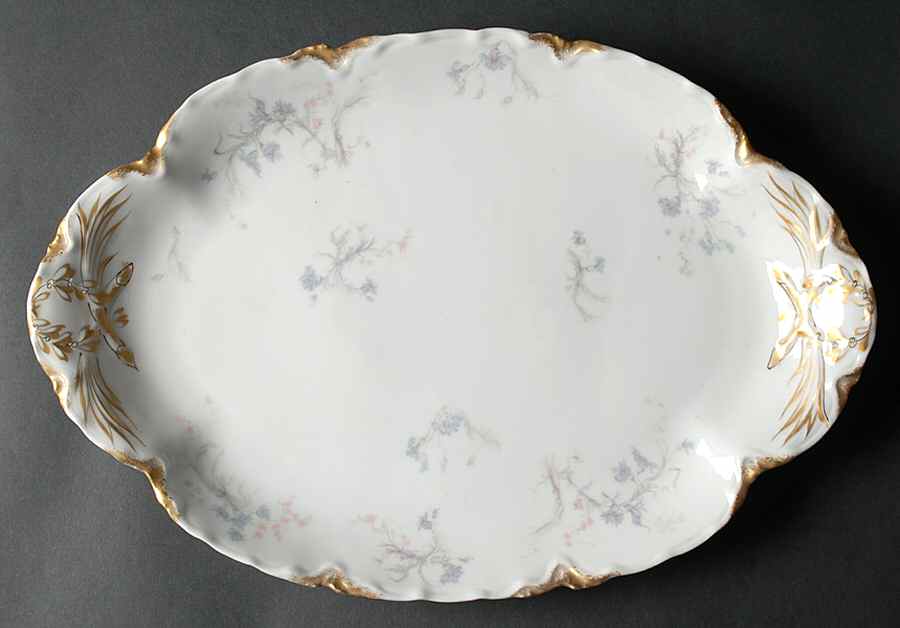 Schleiger 70 15" Oval Serving Platter by Haviland-1