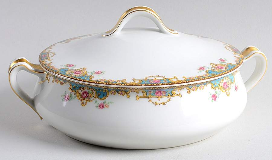 Schleiger 700B (No Trim) Round Covered Vegetable by Haviland-1