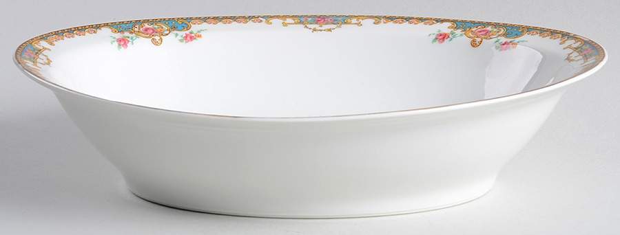 Schleiger 700B (No Trim) 10" Oval Vegetable Bowl by Haviland-1
