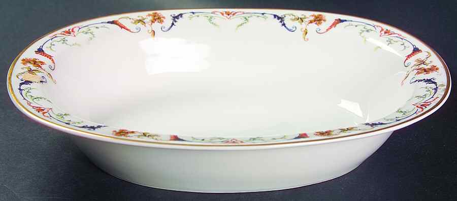 Schleiger 701A 9" Oval Vegetable Bowl by Haviland-1
