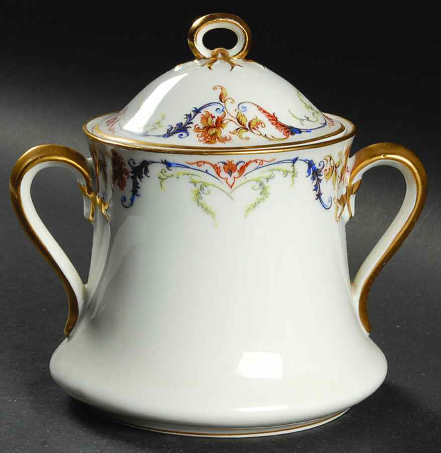 Schleiger 701A Sugar Bowl & Lid by Haviland-1