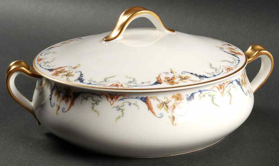 Schleiger 701A Round Covered Vegetable by Haviland-1