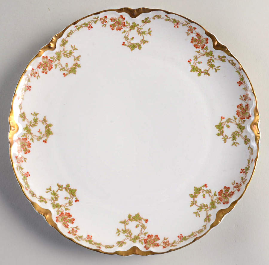 Schleiger 705 Coupe Luncheon Plate by Haviland-1