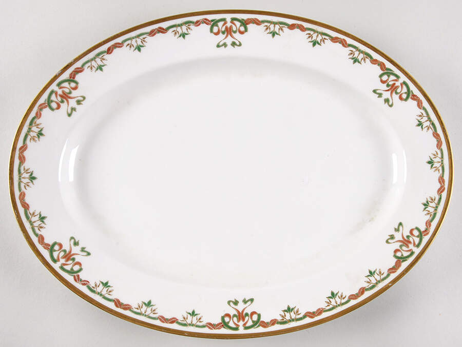 Schleiger 708 16" Oval Serving Platter by Haviland-1