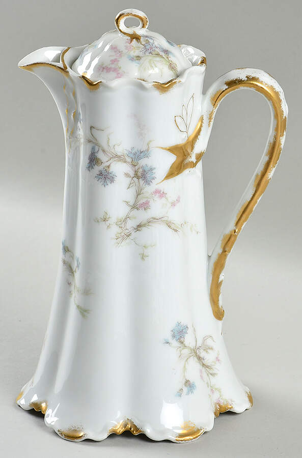 Schleiger 70A Chocolate Pot & Lid by Haviland-1