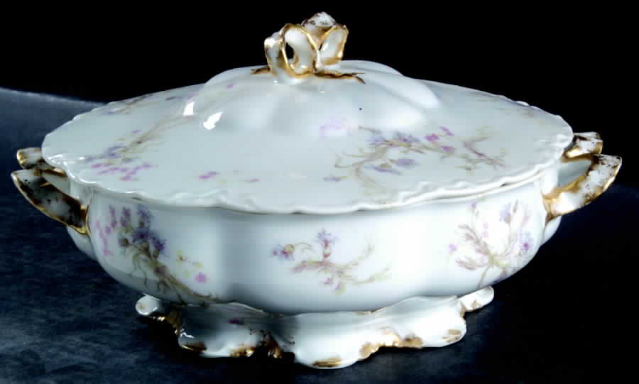 Schleiger 70A Round Covered Vegetable by Haviland-1