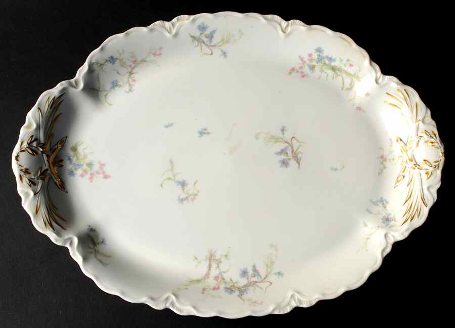 Schleiger 70A 16" Oval Serving Platter by Haviland-1