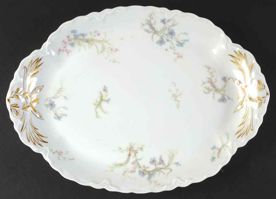 Schleiger 70A 13" Oval Serving Platter by Haviland-1