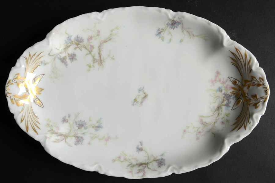 Schleiger 70A 11" Oval Serving Platter by Haviland-1