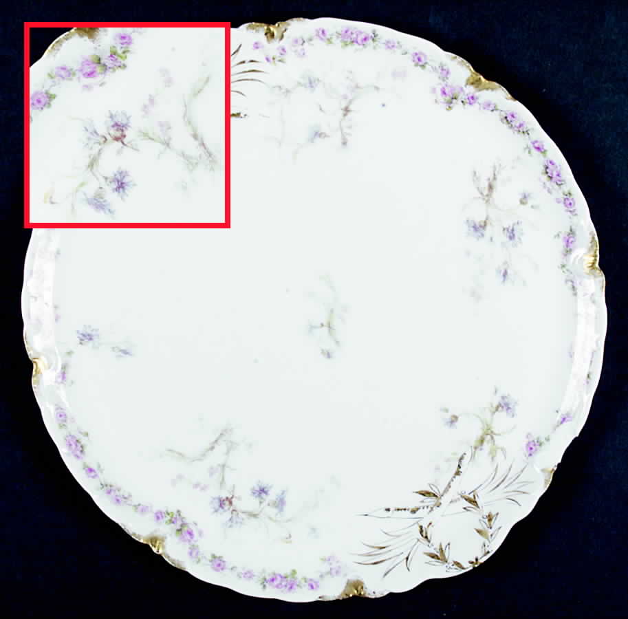 Schleiger 70D Handled Cake Plate by Haviland-1