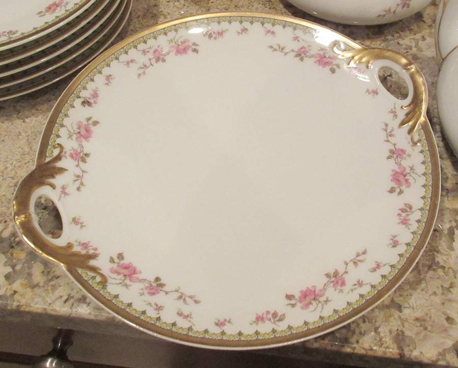 Schleiger 710 Handled Cake Plate by Haviland-1