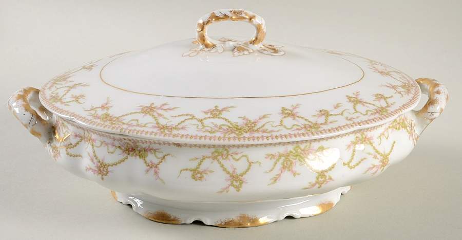 Schleiger 718a Oval Covered Vegetable by Haviland-1
