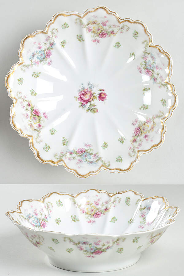 Schleiger 72 9" Round Vegetable Bowl by Haviland-1