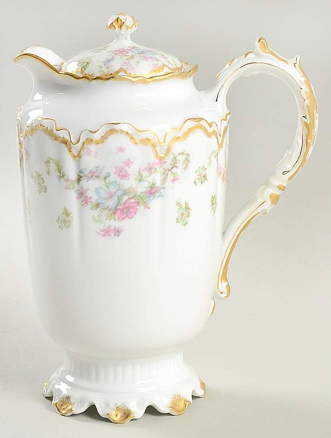 Schleiger 72 Chocolate Pot & Lid by Haviland-1