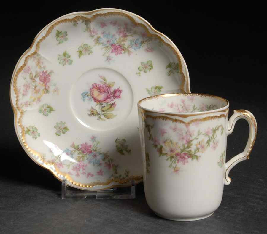 Schleiger 72 Chocolate Cup & Saucer Set by Haviland-1