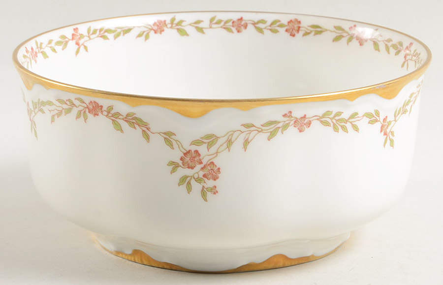 Schleiger 724 Cranberry Bowl by Haviland-1