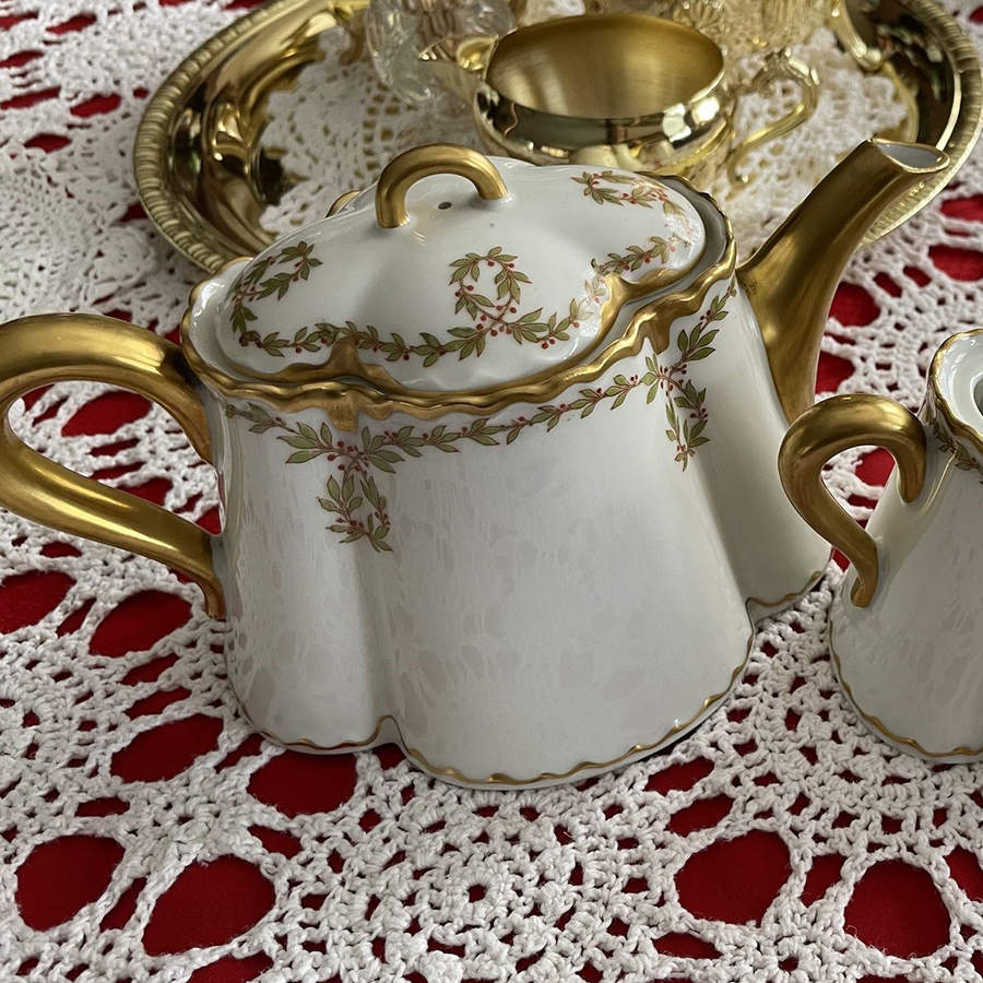 Schleiger 724 Teapot & Lid by Haviland-1