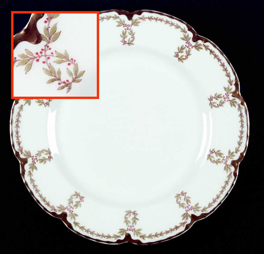 Schleiger 724 Dinner Plate by Haviland-1