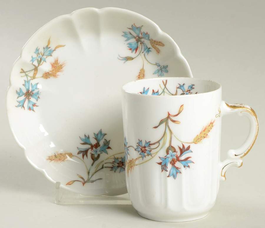Schleiger 73 Chocolate Cup & Saucer Set by Haviland-1