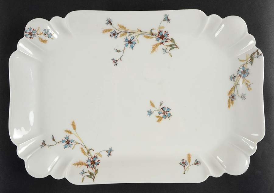 Schleiger 73 14" Oval Serving Platter by Haviland-1