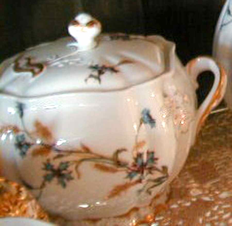 Schleiger 73 Sugar Bowl & Lid by Haviland-1