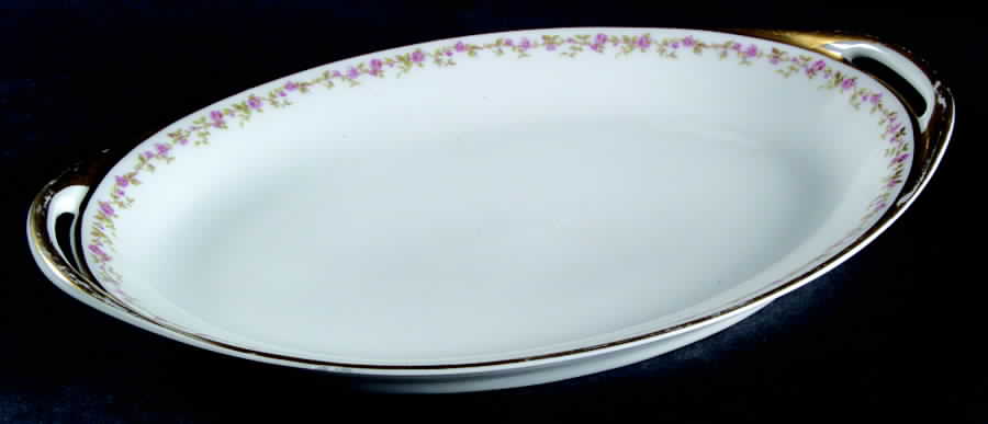 Schleiger 736 10" Oval Serving Platter by Haviland-1