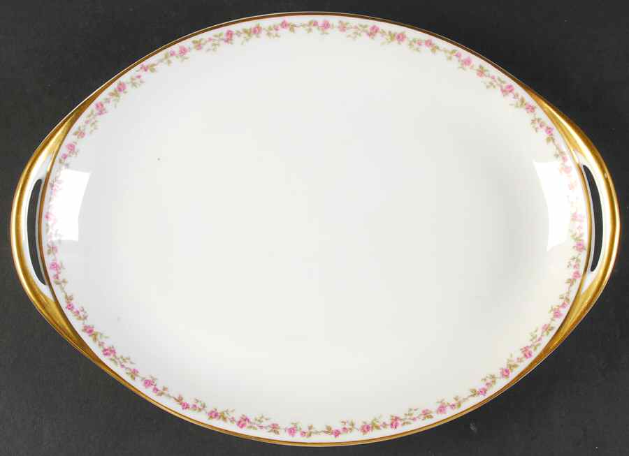 Schleiger 736 11" Oval Serving Platter by Haviland-1