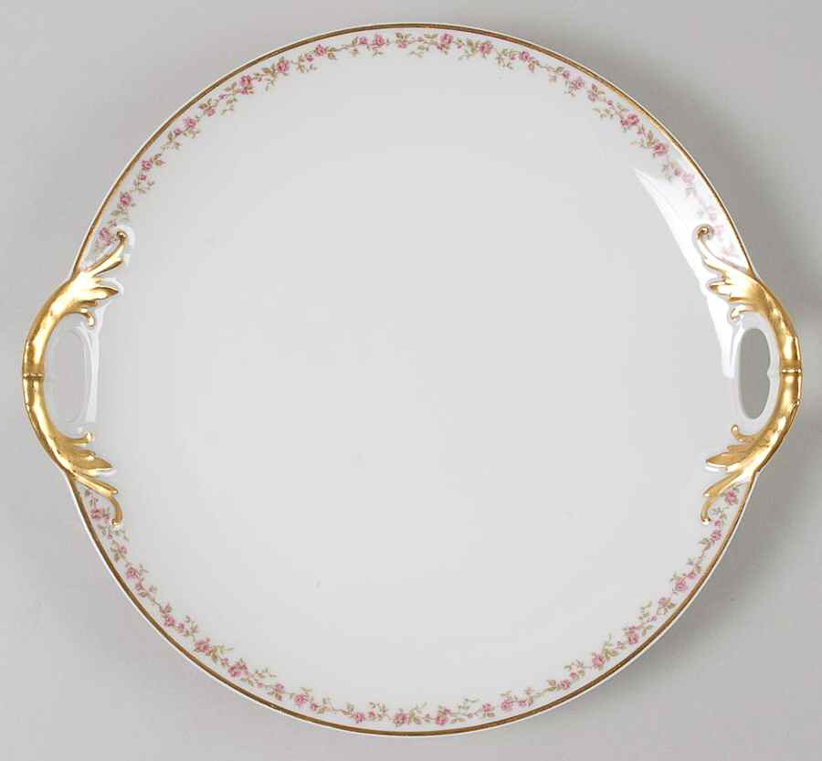 Schleiger 736 Handled Cake Plate by Haviland-1