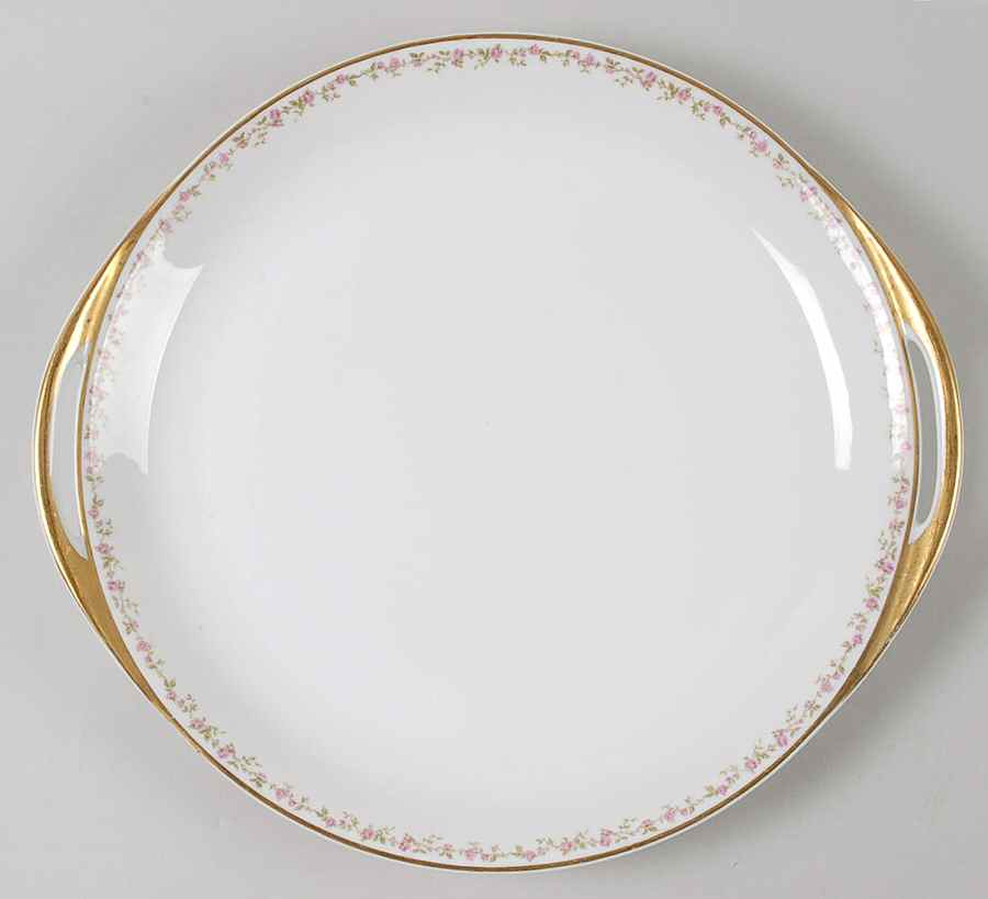 Schleiger 736 Handled Cake Plate by Haviland-1
