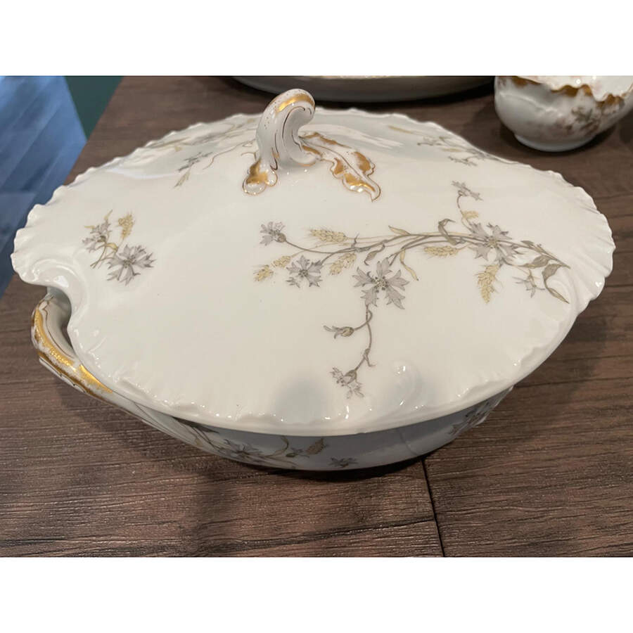 Schleiger 73A Oval Covered Vegetable by Haviland-1
