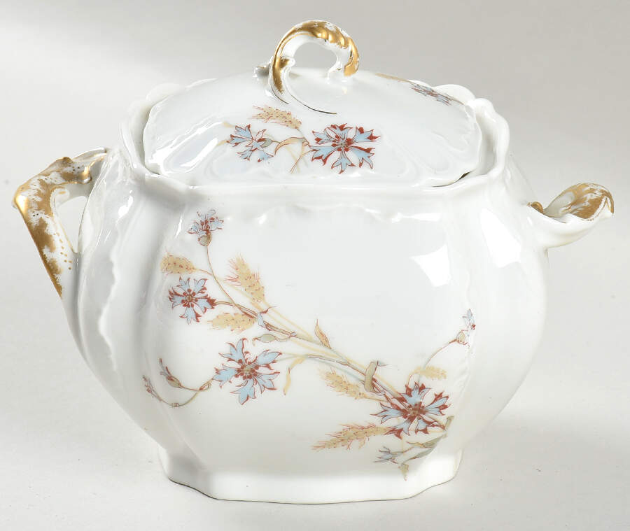 Schleiger 73A Sugar Bowl & Lid by Haviland-1