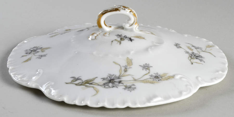 Schleiger 73B Lid for Round Vegetable by Haviland-1