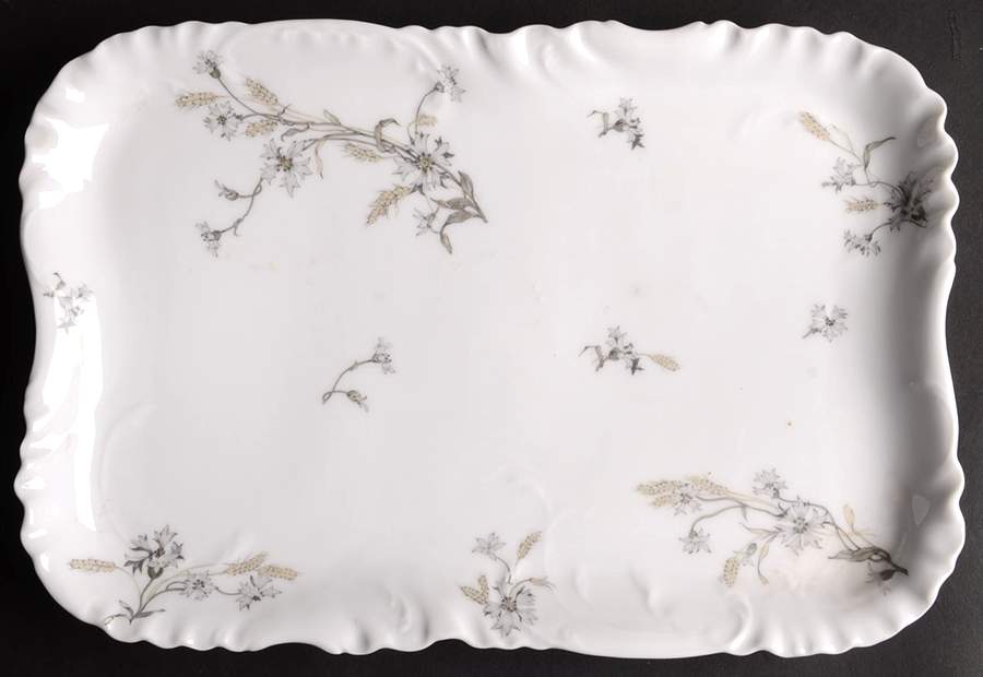 Schleiger 73B 12" Rectangular Serving Platter by Haviland-1