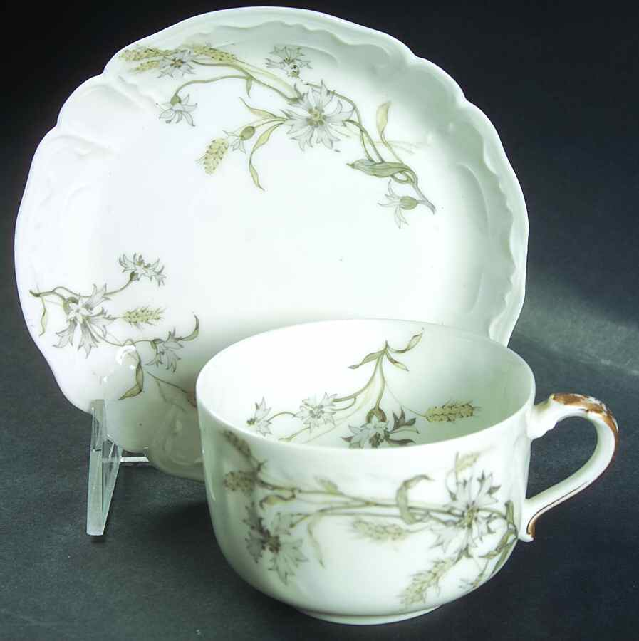 Schleiger 73C Flat Cup & Saucer Set by Haviland-1