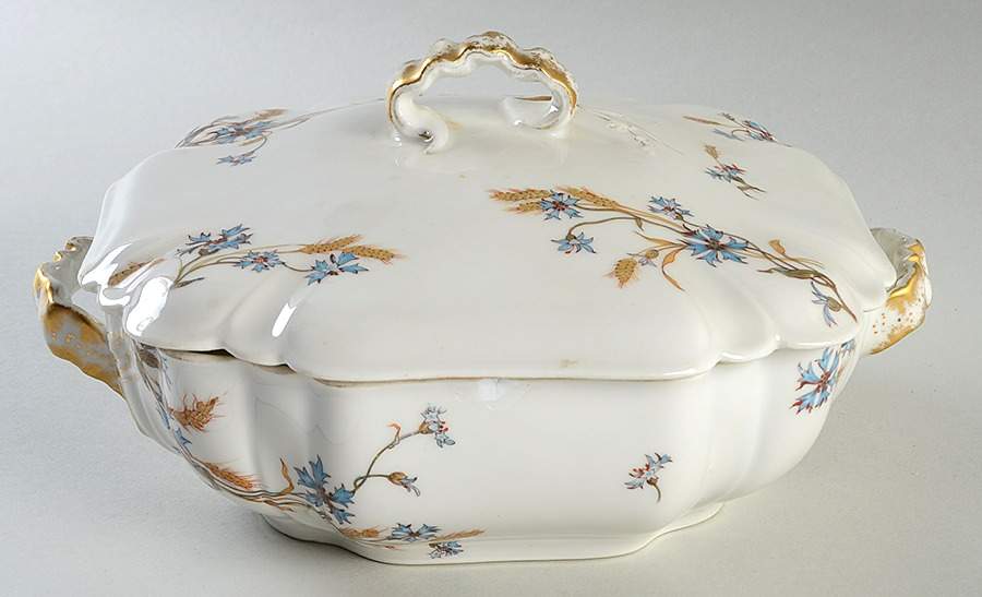 Schleiger 73G Round Covered Vegetable by Haviland-1
