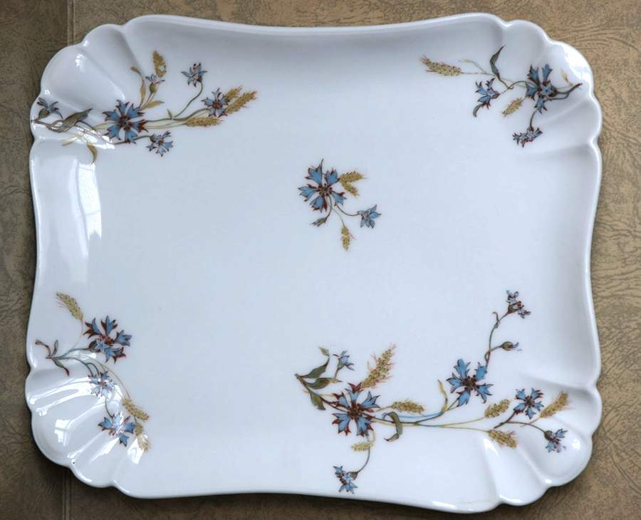 Schleiger 73h 9" Rectangular Serving Platter by Haviland-1