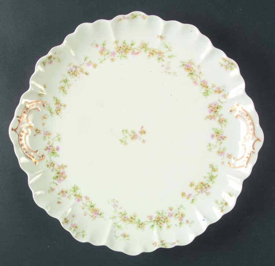 Schleiger 74 Handled Cake Plate by Haviland-1